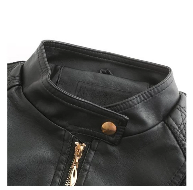 Jaqueta de Couro Feminina - Glam Kely