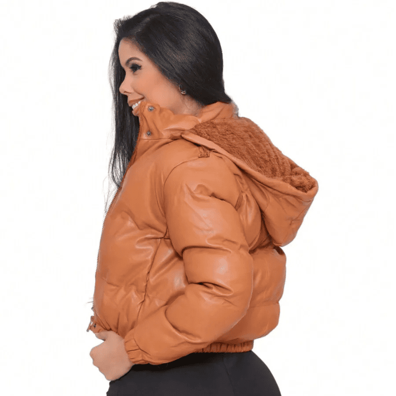 Jaqueta Feminina Puffer Impermeável