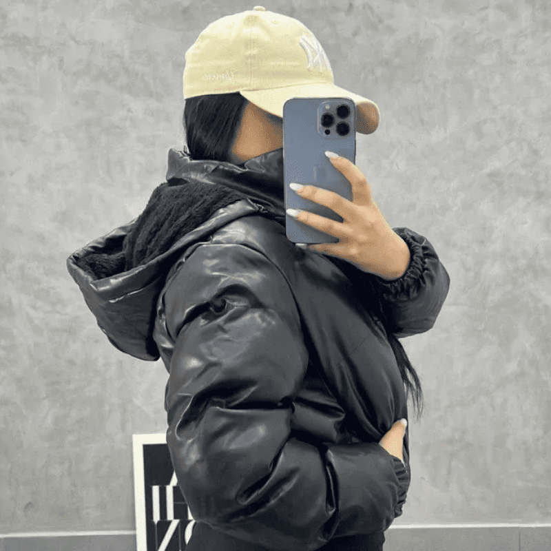 Jaqueta Feminina Puffer Impermeável