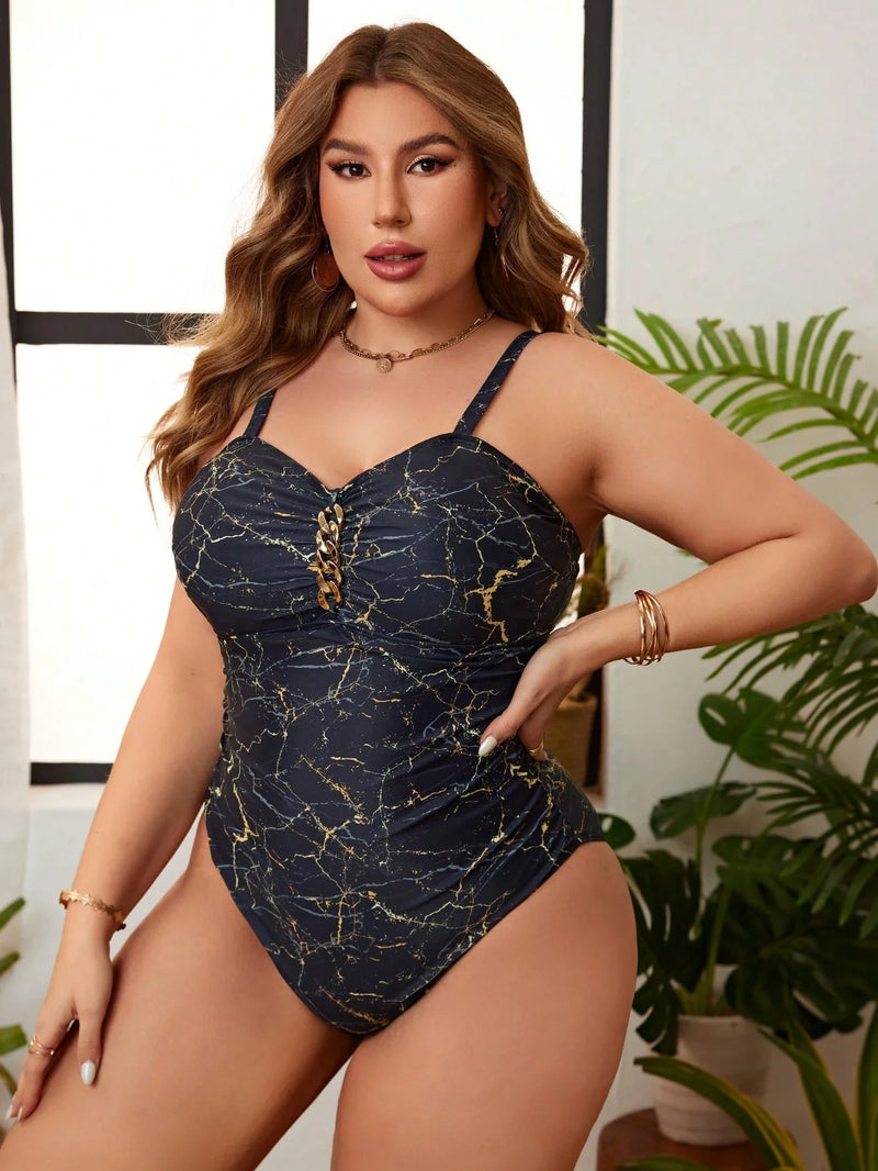 Maiô Plus Size Luxo Mila