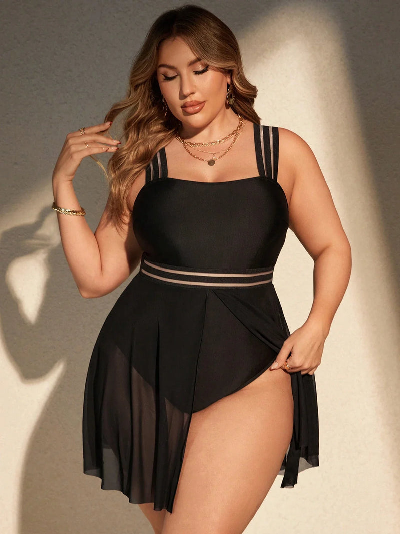 Conjunto Maiô 2 Peças Plus Size Cristal