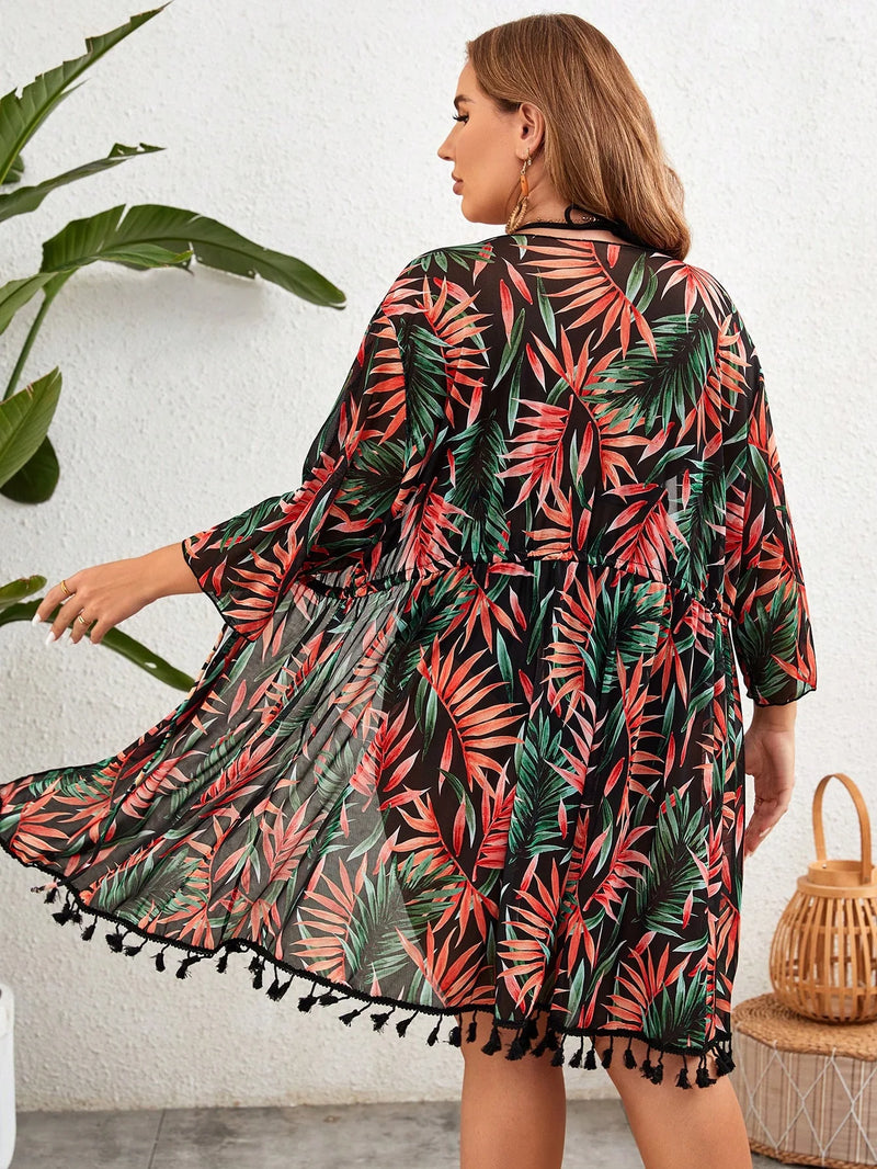 Conjunto Biquíni 3 Peças Plus Size Erika