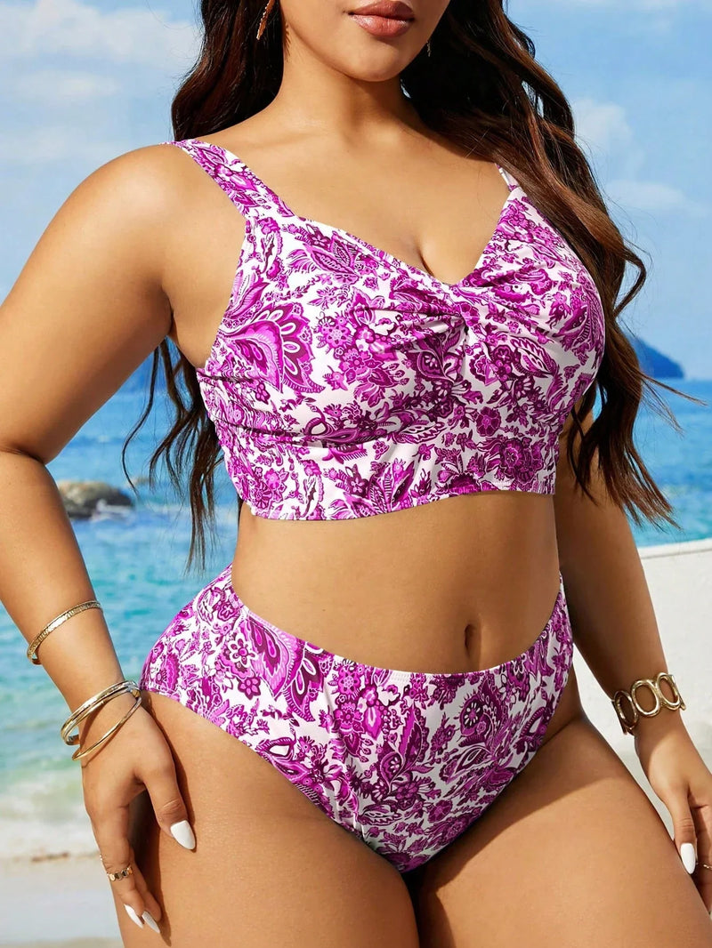 Conjunto Biquíni 3 Peças Plus Size Isis