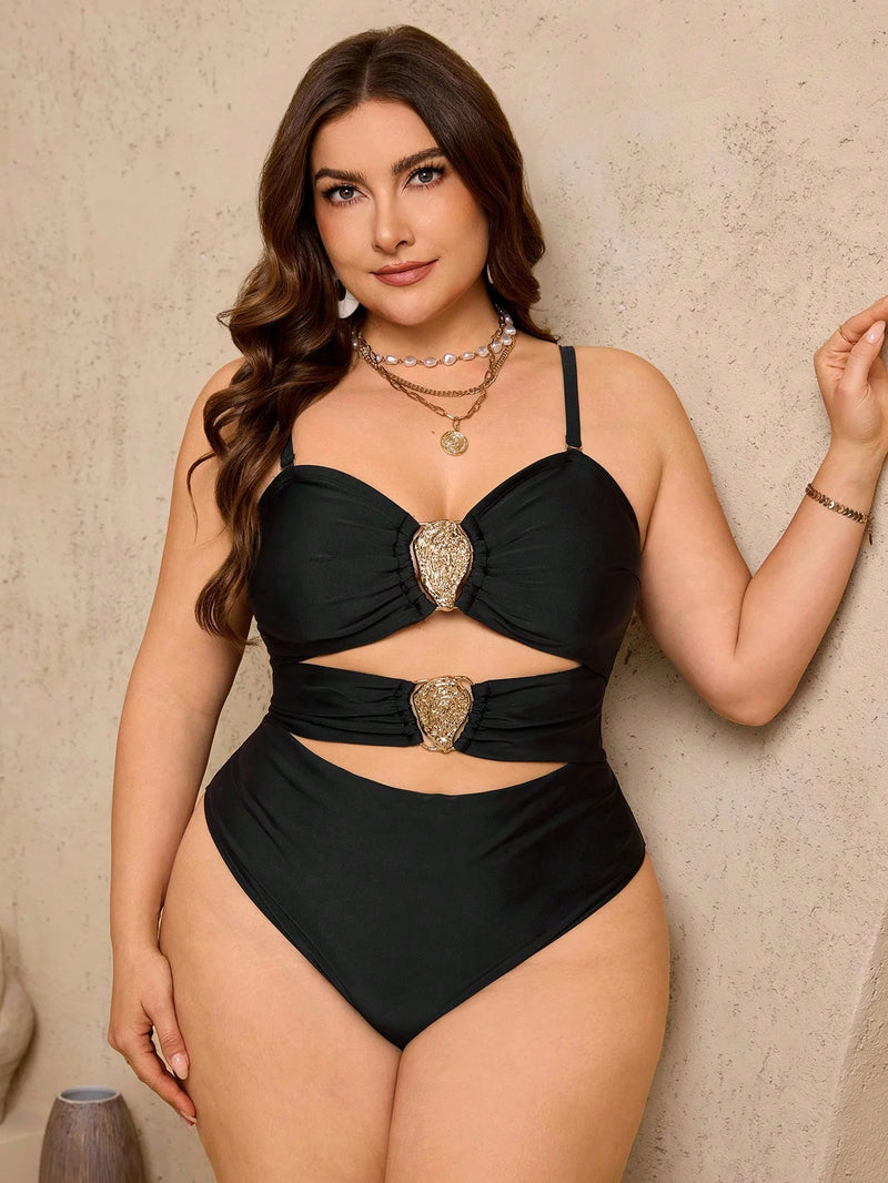 Maiô Plus Size Luxo Natasha