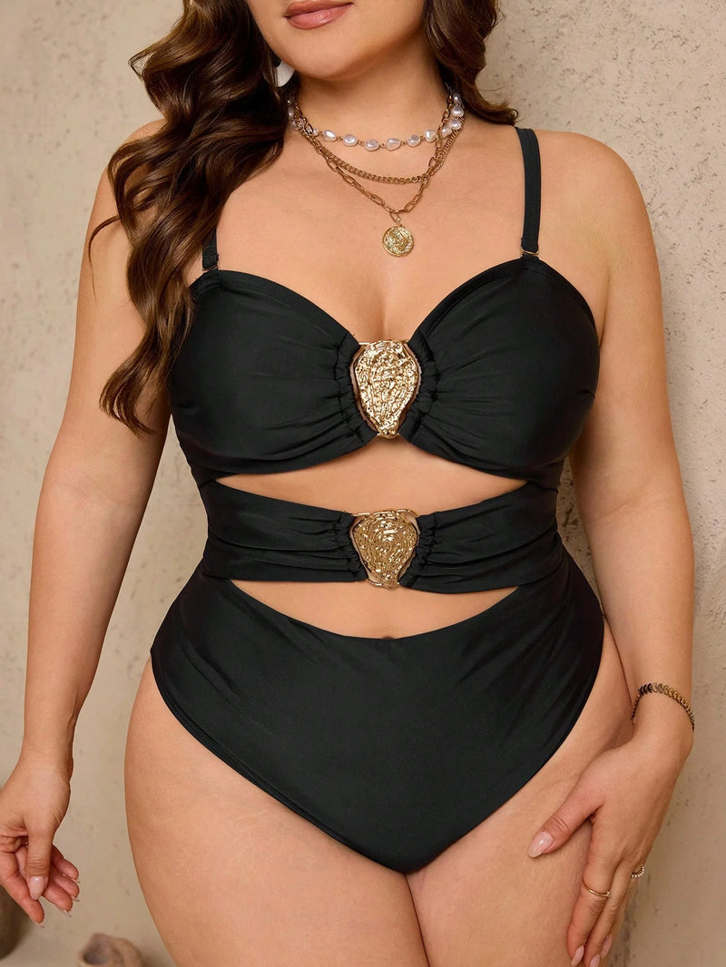 Maiô Plus Size Luxo Natasha