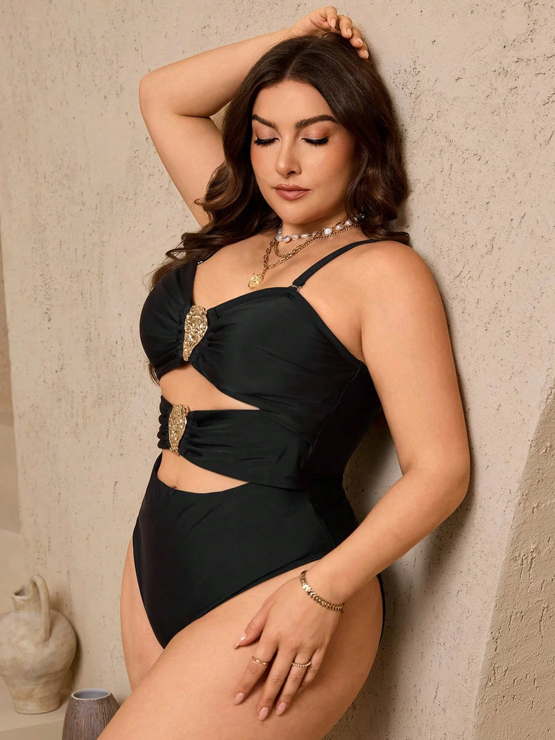Maiô Plus Size Luxo Natasha