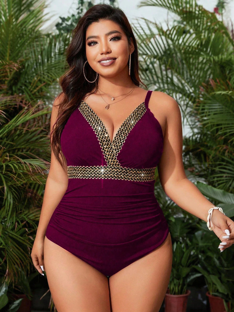Maiô Plus Size Luxo Amélia