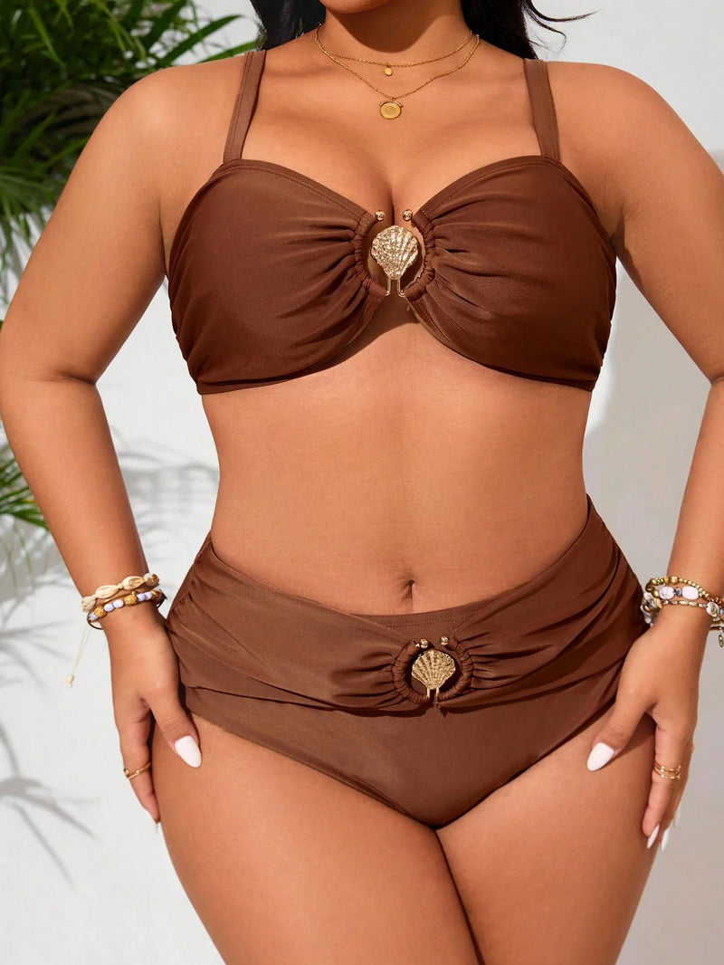 Biquíni Plus Size Luxo Coraline