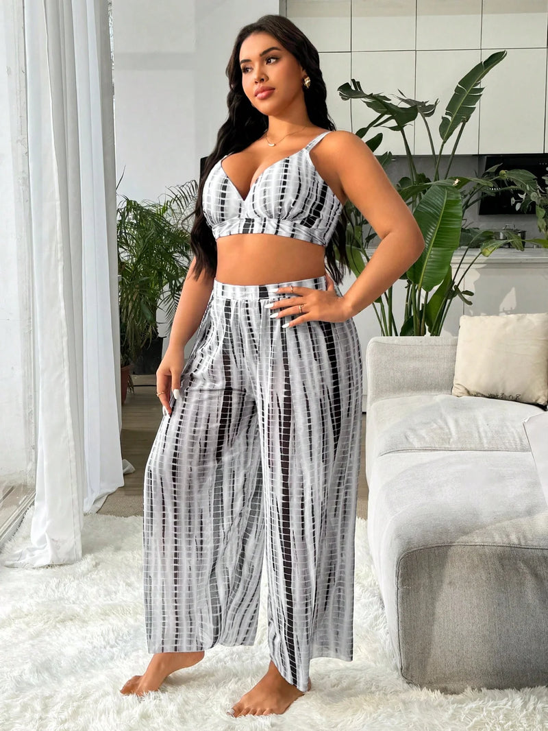 Conjunto Biquíni 3 Peças Plus Size Mirella