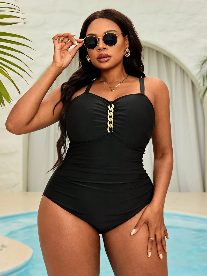 Maiô Plus Size Luxo Mila