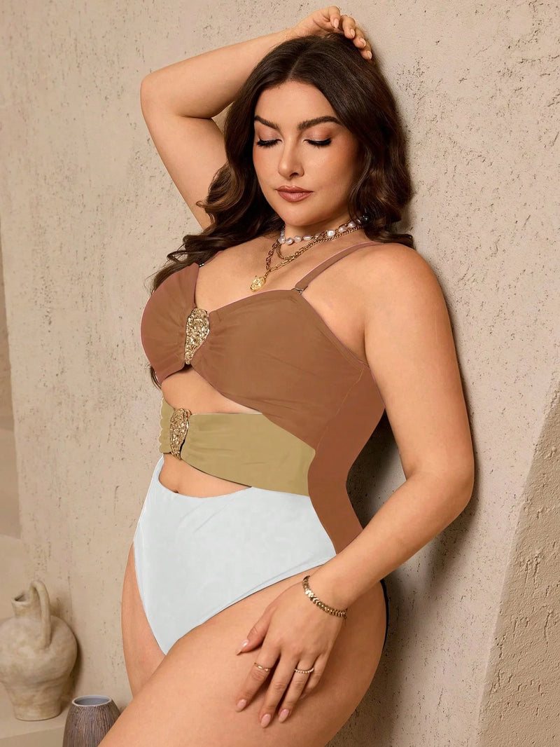 Maiô Plus Size Luxo Natasha