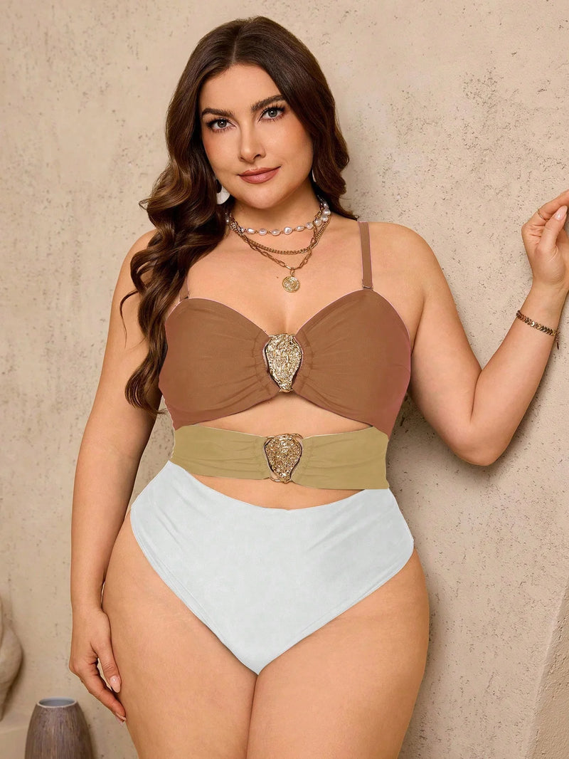 Maiô Plus Size Luxo Natasha