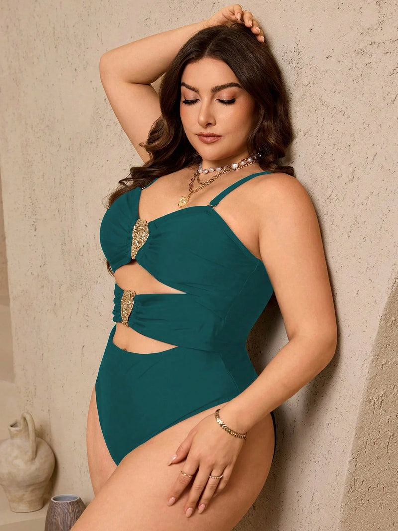 Maiô Plus Size Luxo Natasha