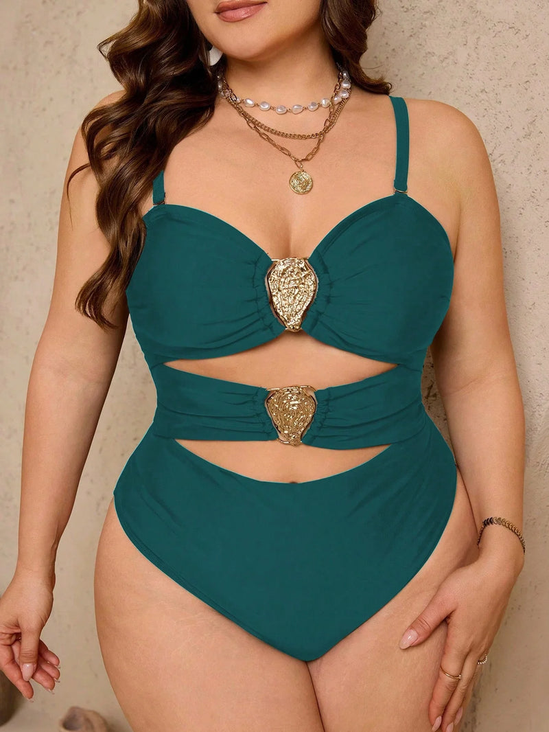 Maiô Plus Size Luxo Natasha