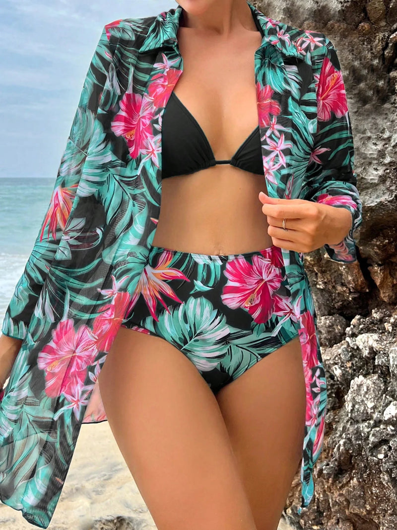 Conjunto Biquíni Luyana + Saída de Praia inclusa