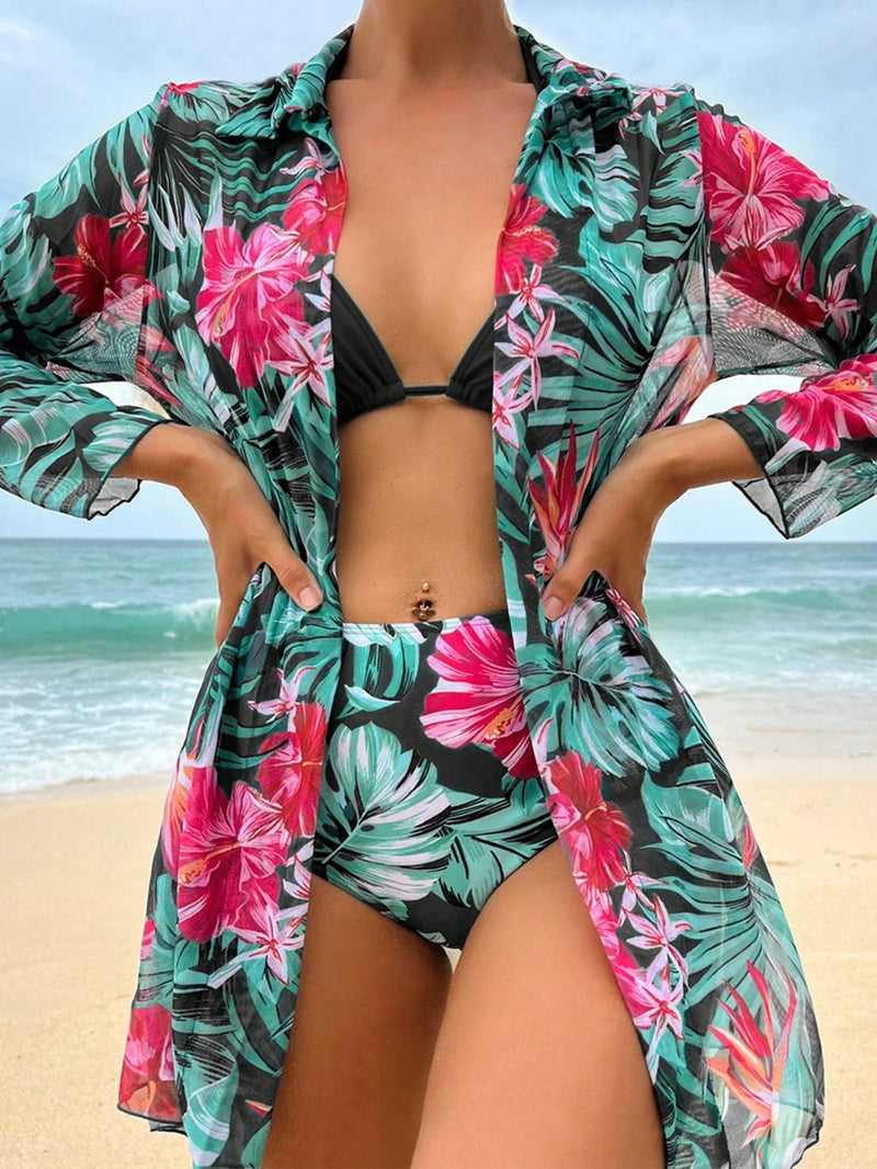 Conjunto Biquíni Luyana + Saída de Praia inclusa