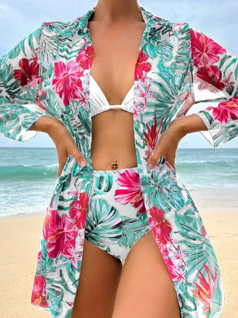 Conjunto Biquíni Luyana + Saída de Praia inclusa
