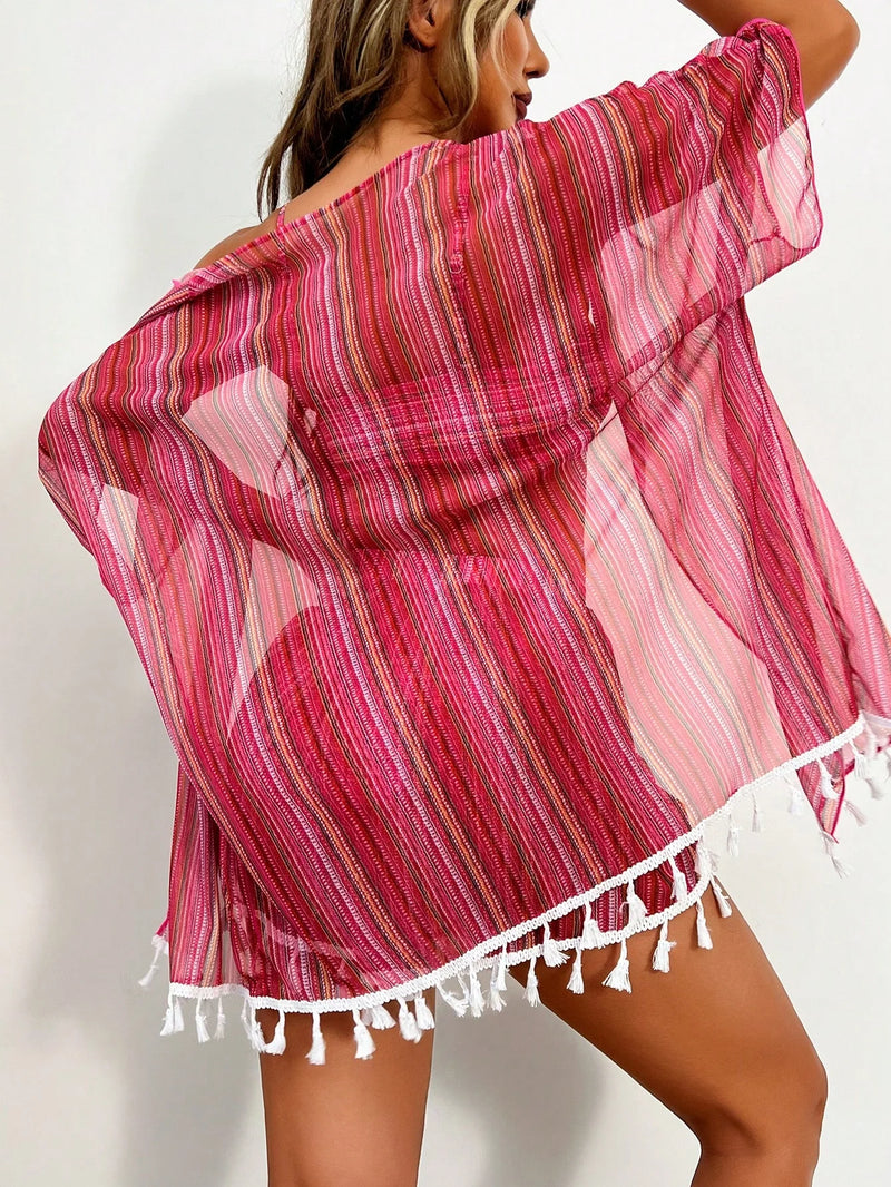 Conjunto Biquíni 4 Peças Tropical Romana (Biquini + Saída + Saia)