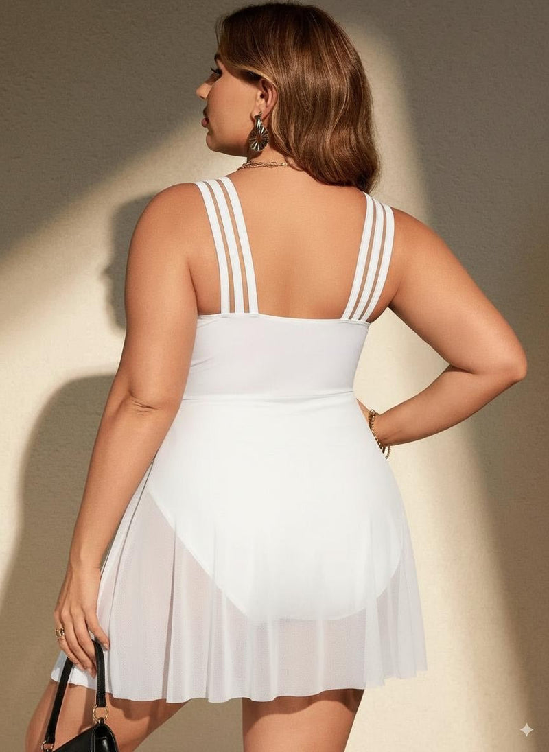 Conjunto Maiô Marisa 2 Peças Plus Size + Protetor Solar