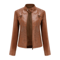 Jaqueta Feminina de Couro - Glam Slim