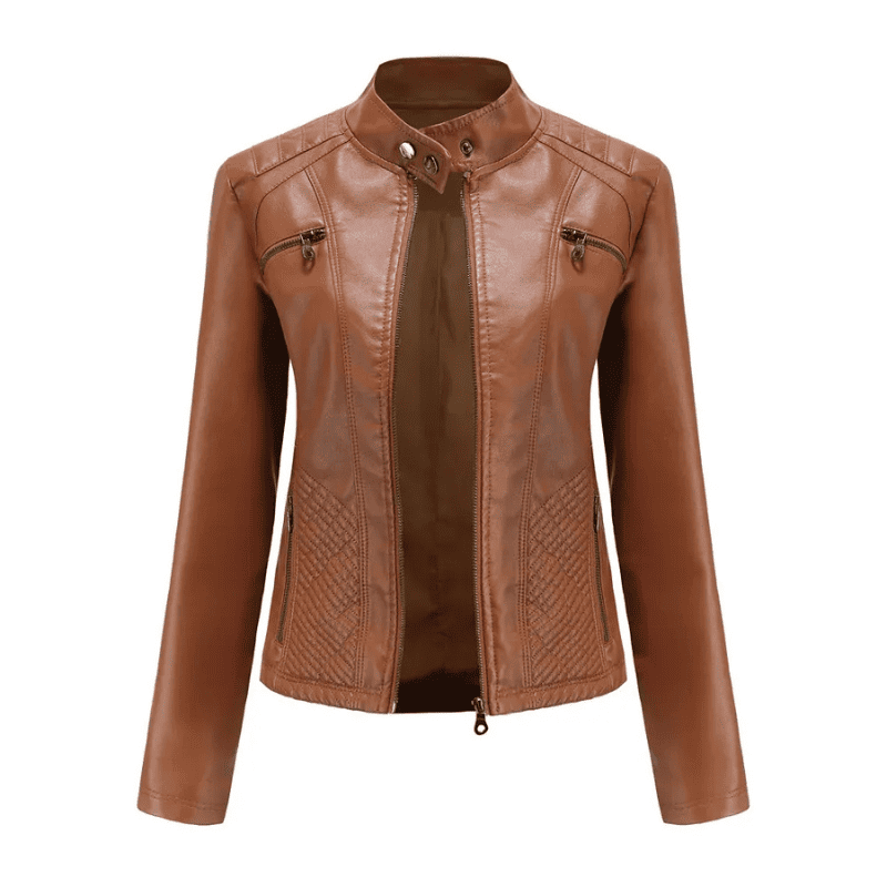 Jaqueta Feminina de Couro - Glam Slim
