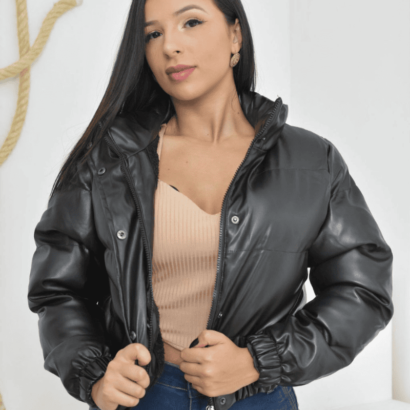 Jaqueta Feminina Puffer Impermeável
