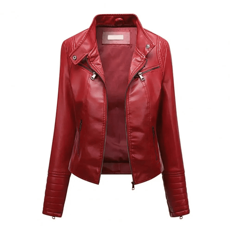 Jaqueta Feminina de Couro - Glam Slim