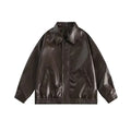 Jaqueta de Couro Feminina Glam Style