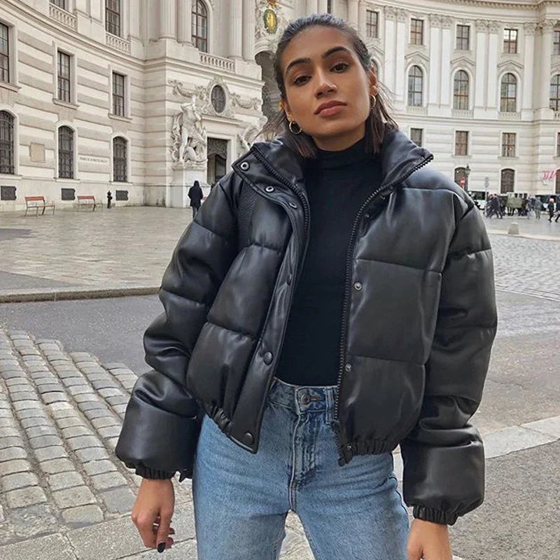Jaqueta Feminina Puffer Impermeável