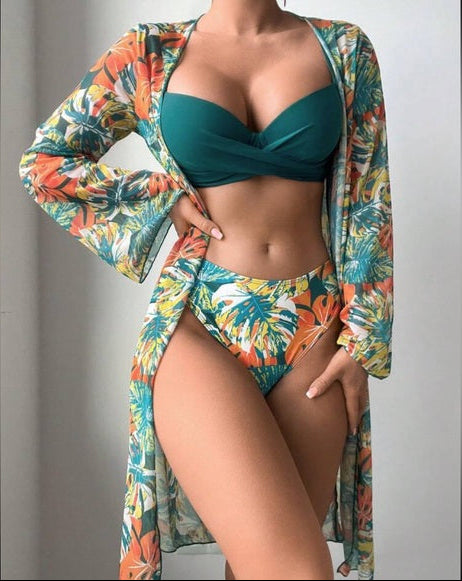 KIT: Conjunto Marília 3 Peças + Óculos de sol + Mini Protetor Solar - Últimas peças